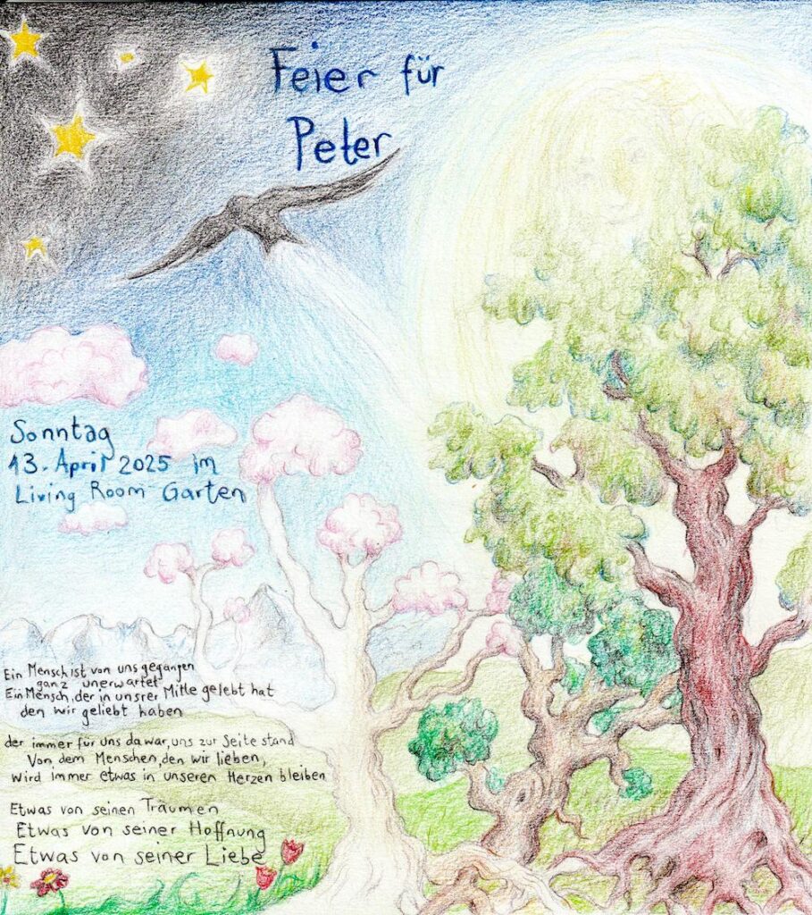 Feier für Peter
